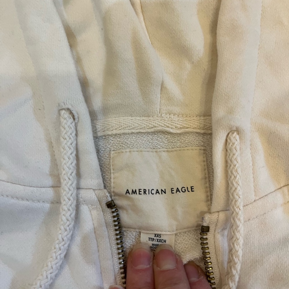American Eagle Outfitters Cream Jacket